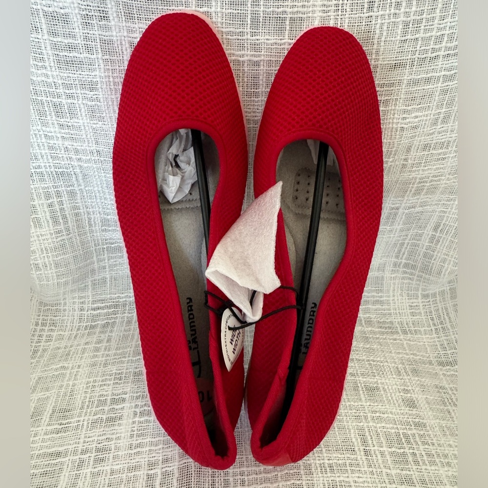 Red Slip On By Launday Womens Shoes - Picture 3 of 4